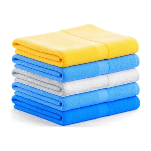Stack of folded towels and clothes icon